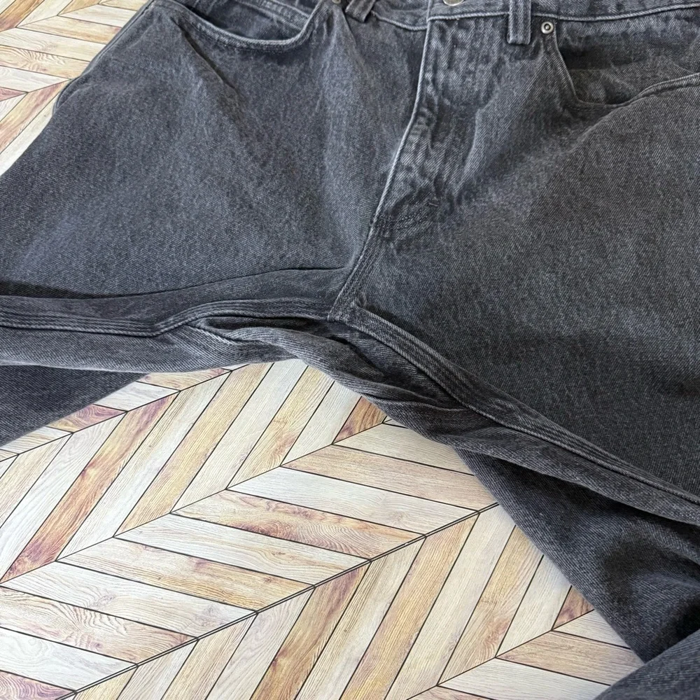 Duluth Trading Co Flex Relaxed Fit Black Cotton Jeans 5 Pocket 33x34 Casual Fall